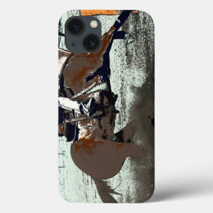 Champion Barrel Racer Rodeo Horse and Rider iPhone 13 Case