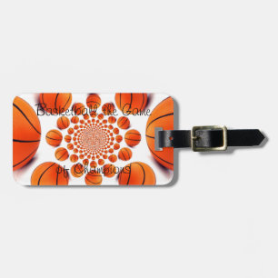 Champion Court Vision:  Basketball Game of Champs Luggage Tag