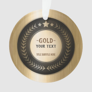 Champion FAIT SUR COMMANDE de l'or #1 de MÉDAILLE