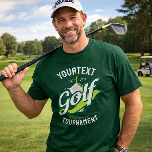 Champion Golfer Trophy Award Tournament - Custom T-Shirt