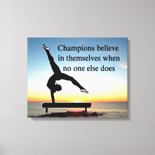 CHAMPION GYMNAST CANVAS PRINT