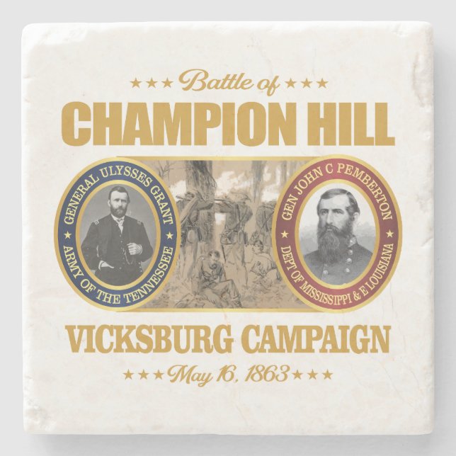 Champion Hill (FH2) Stone Coaster (Front)