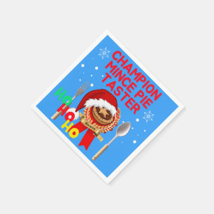 Champion Mince Pie Taster Napkin