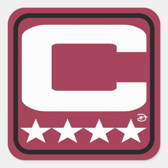 Champion Patch - AZ Red Sticker (Front)
