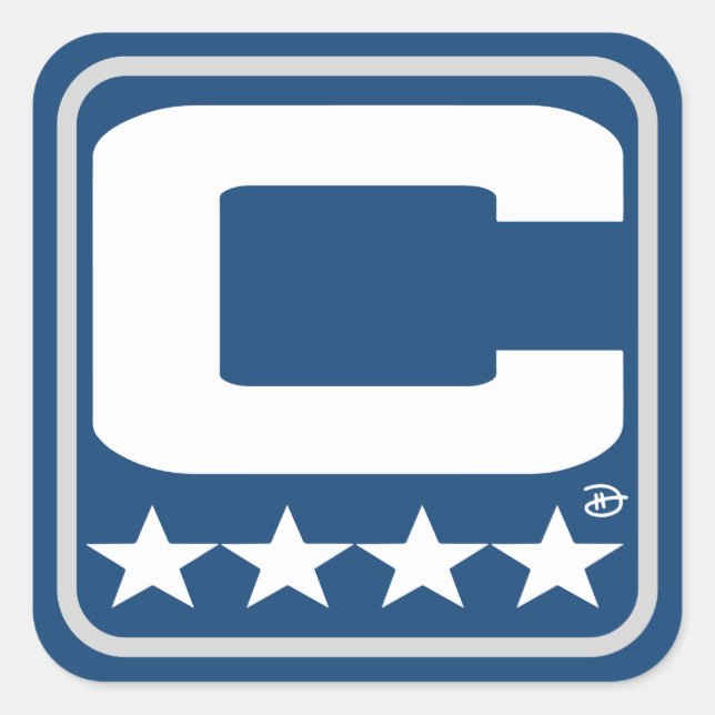 Champion Patch - NE Navy Sticker (Front)