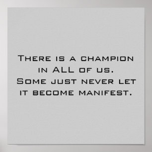 Champion Poster