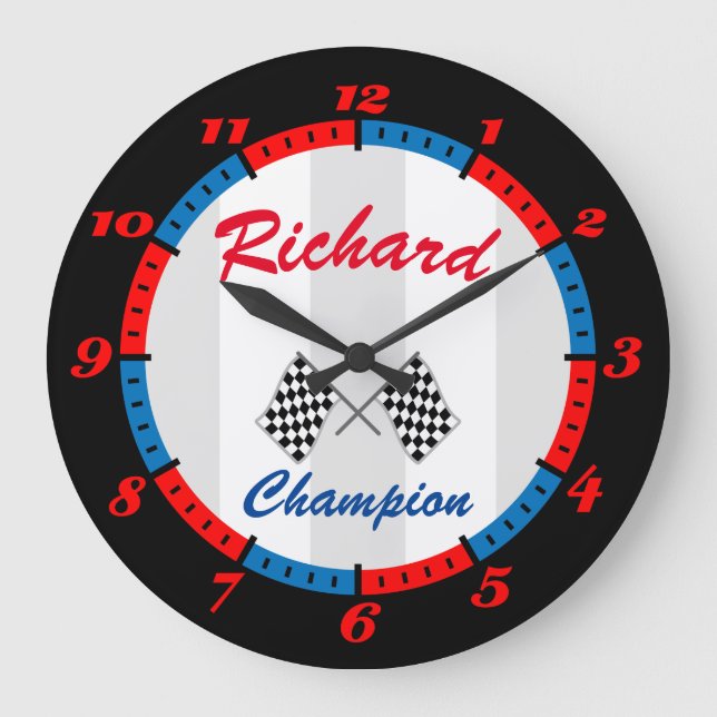 Champion Racing Wall Clock (Front)