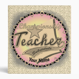 Champion Substitute Teacher Binder