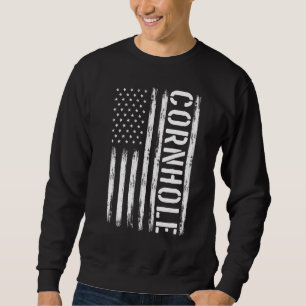 Champion Team Bean Bag  Cornhole USA flag Sweatshirt