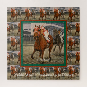 Champion Thorougbred Seabiscuit Defeats Favorited Jigsaw Puzzle