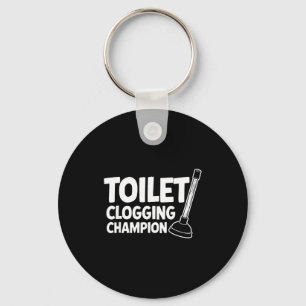 Champion Toilet Clogging World Keychain
