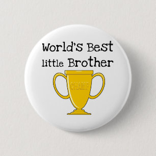 Champion World's Best Little Brother 2 Inch Round Button