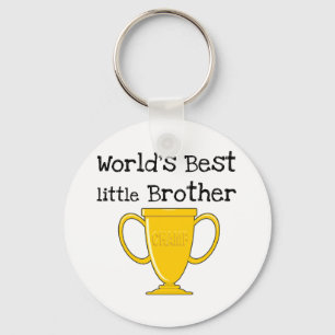 Champion World's Best Little Brother Keychain