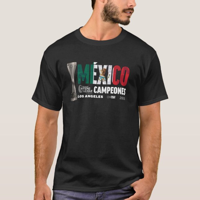 Champions Mexico Concacaf Nations League. T-Shirt (Front)
