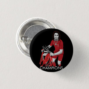 Champions of England Arteta Arsenal 1 Inch Round Button