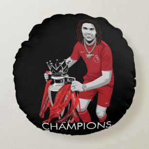 Champions of England Arteta Arsenal Round Pillow
