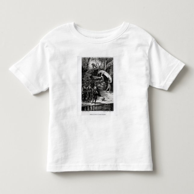 Champlain Exploring the Canadian Wilderness Toddler T-shirt (Front)