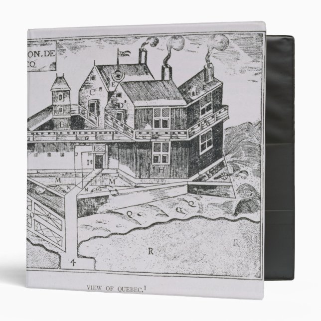 Champlain's View of Quebec Binder (Front/Inside)