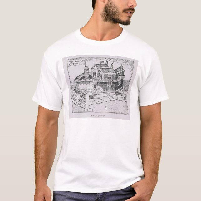 Champlain's View of Quebec T-Shirt (Front)
