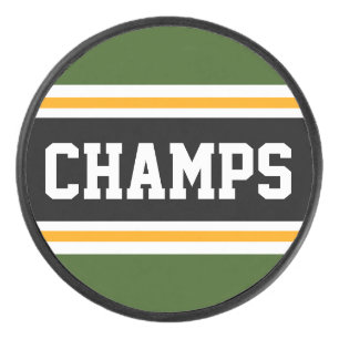 CHAMPS Athletic Green Noir Orange Bandes de Course