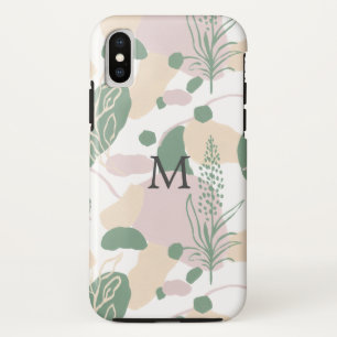 Champs de rêve   coque iphone de monogramme