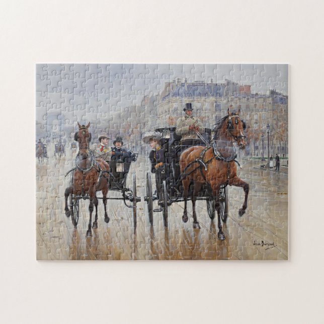 Champs-Élysées | Jean Béraud Jigsaw Puzzle (Horizontal)