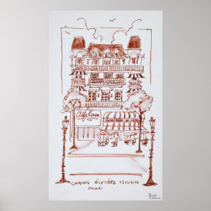Champs Elysees   Paris, France Poster