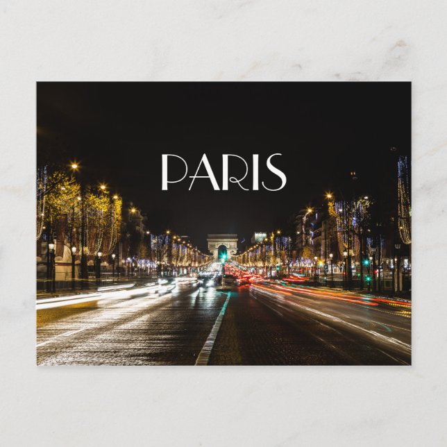 Champs-Elysees Postcard (Front)