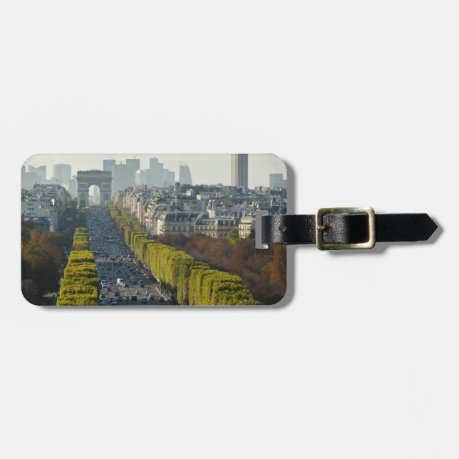 Champs ElysŽes Luggage Tag (Front Horizontal)