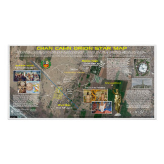 Chan Chan Star Map Poster