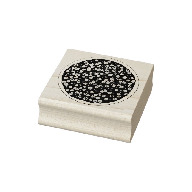 Chana Masala Chole Indian Food Chickpea Dish Rubber Stamp (Stamp)