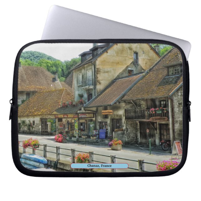 Chanaz, France Laptop Sleeve (Front)
