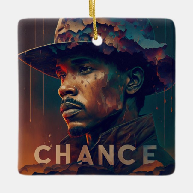 Chance Ceramic Ornament (Front)