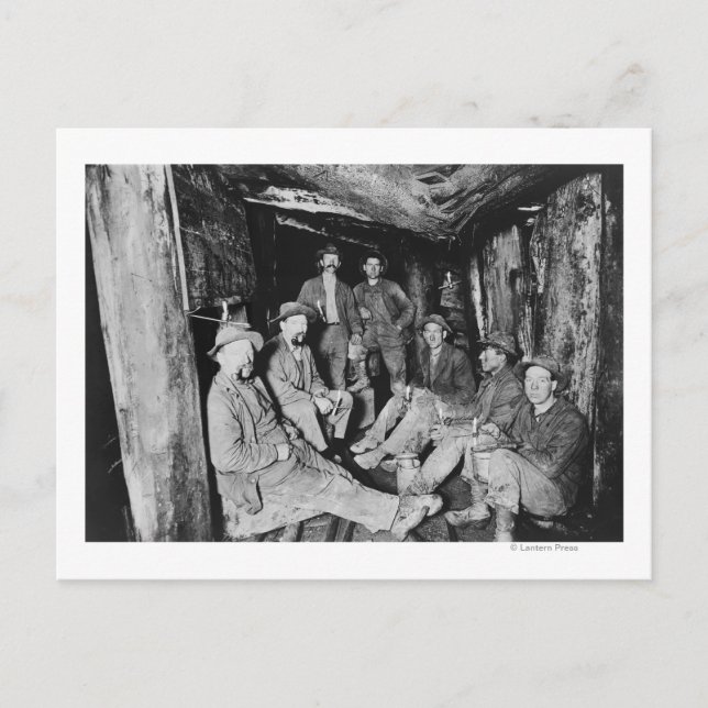 Chance Mine during lunch Coeur d'Alene Postcard (Front)