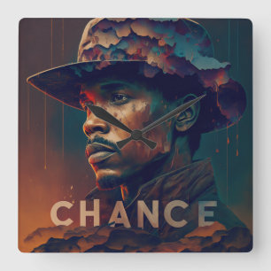 Chance Square Wall Clock