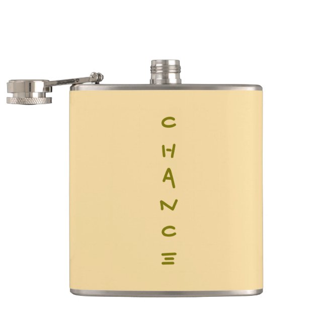 Chance Vinyl Wrapped Flask (Opened)