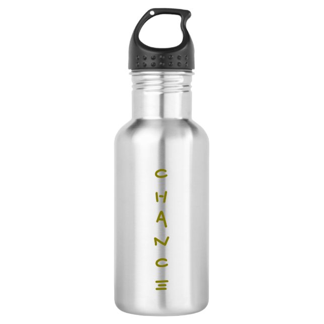 Chance Water Bottle (Front)