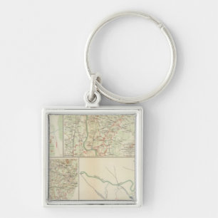 Chancellorsville Buckingham, Appomattox counties Keychain