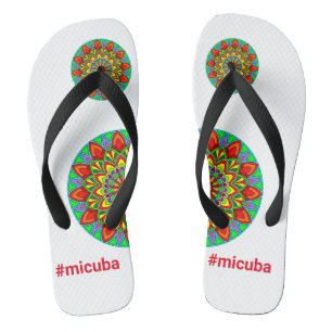 chanchers logo#micuba flip flops