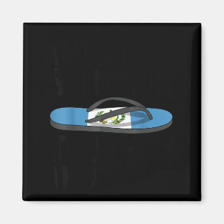 Chancla Survivor Guatemala Funny Guatemalan Flag  Magnet