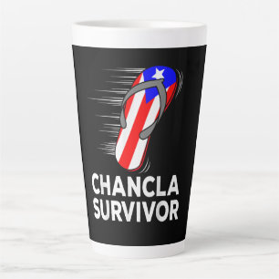 Chancla Survivor Latte Mug