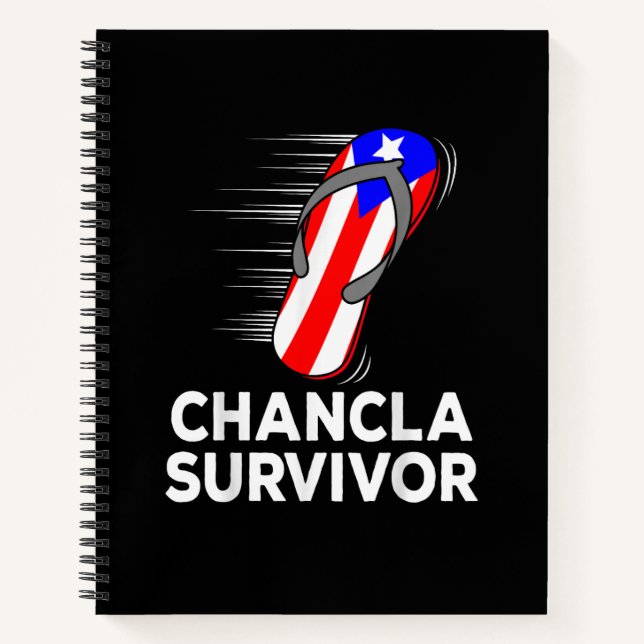 Chancla Survivor Notebook (Front)