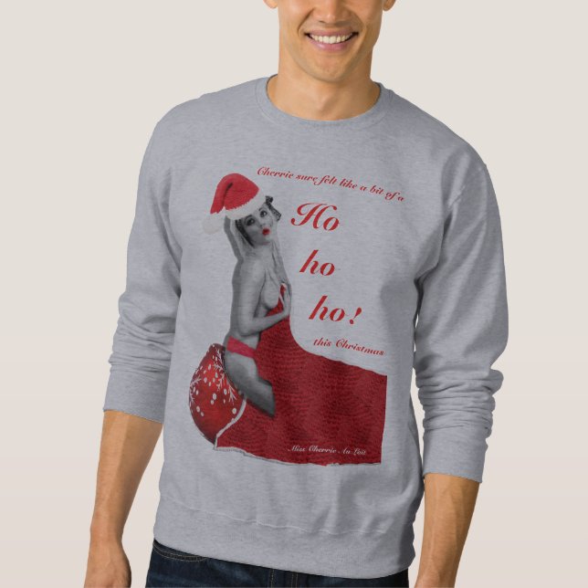 Chandail de pullover de Noël d'amusement des (Devant)