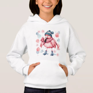 Chandail d'hiver Flamant rose