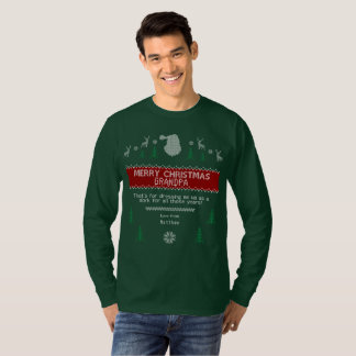 Chandail laid drôle de Noël : Sweat - shirt à