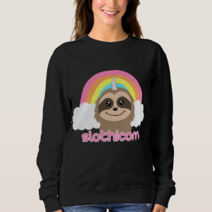 Chandail mignon de pullover d'arc-en-ciel de