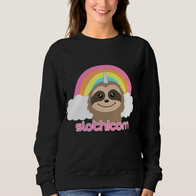 Chandail mignon de pullover d'arc-en-ciel de (Devant)