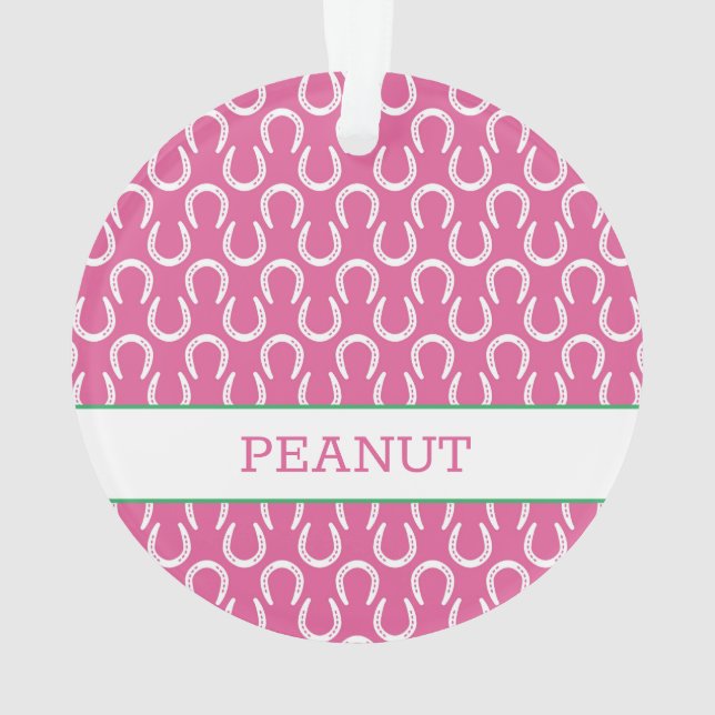 Chandails Pink Pet Cheval NOM Photo Keepsaké (dos)