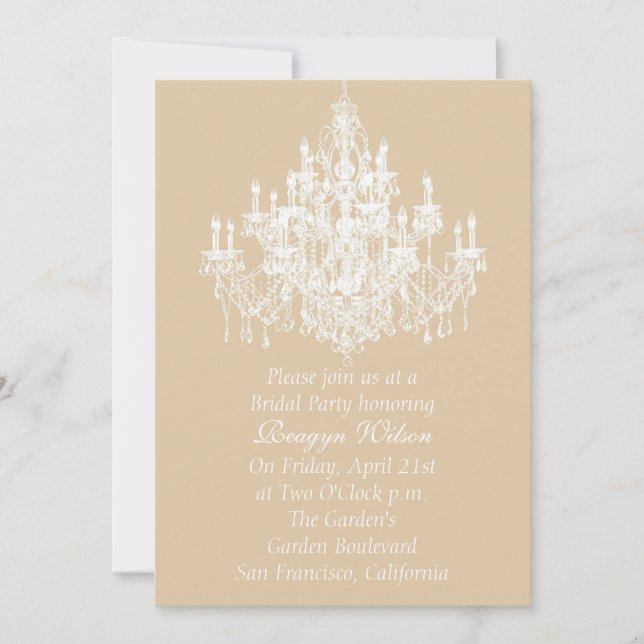 Chandee Amore' Invitation (Front)