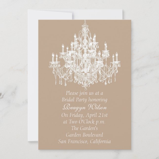 Chandee Amore' Invitation (Front)